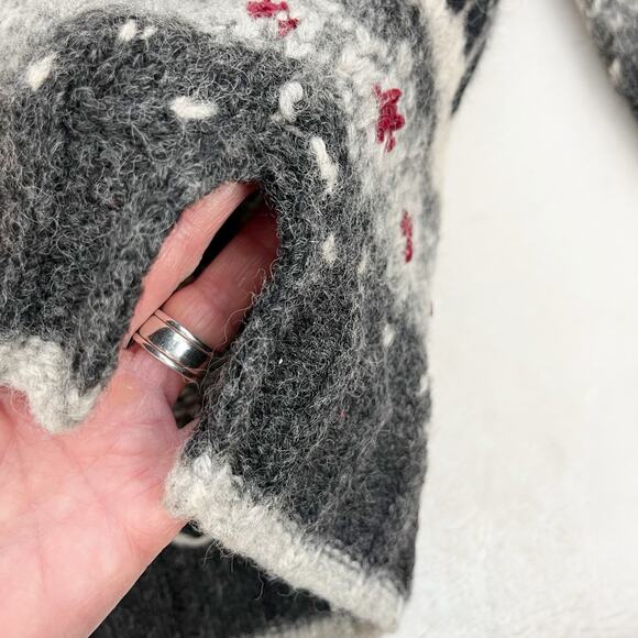 VTG Hand Knit Metropolitan Chunky Sweater Tunic Wool Blend Scottish Terrier Md - Picture 7 of 9